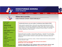 Tablet Screenshot of ekcr.cz